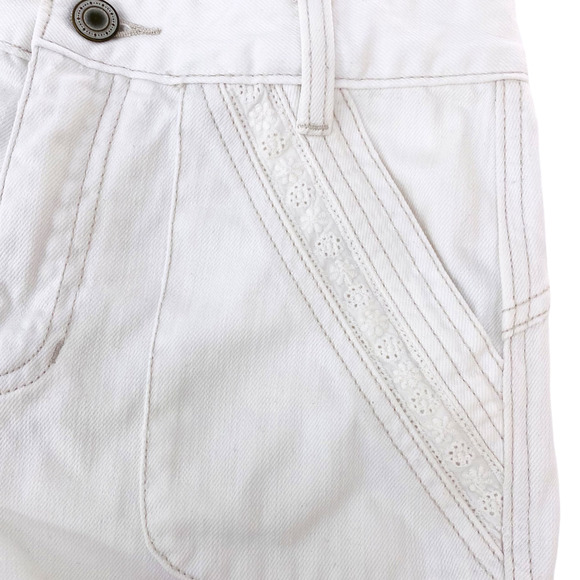 Free People Sweet Surrender High Rise White Shorts - Picture 8 of 10